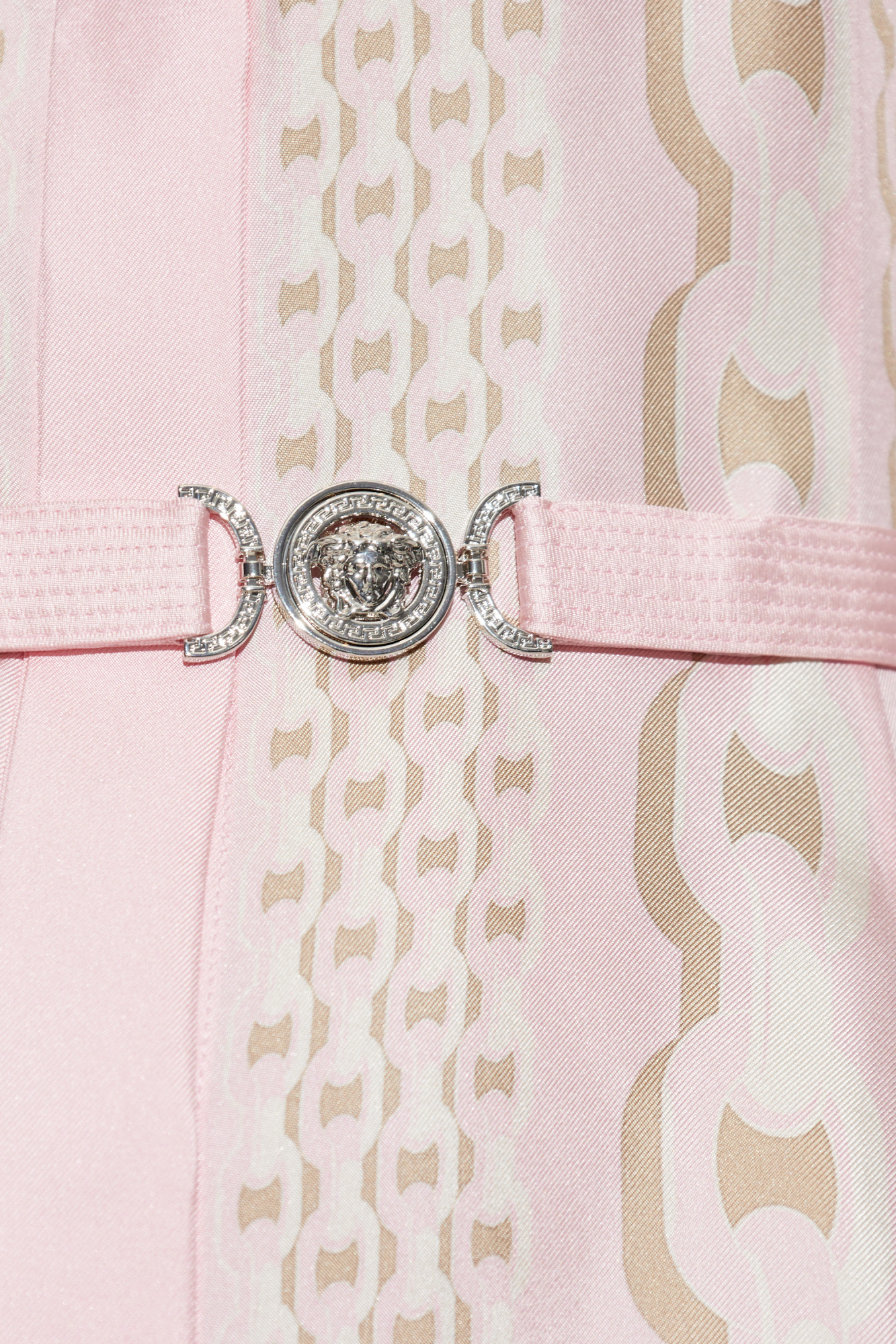 Versace Silk dress with Barocco Chain pattern | Women's | Vitkac